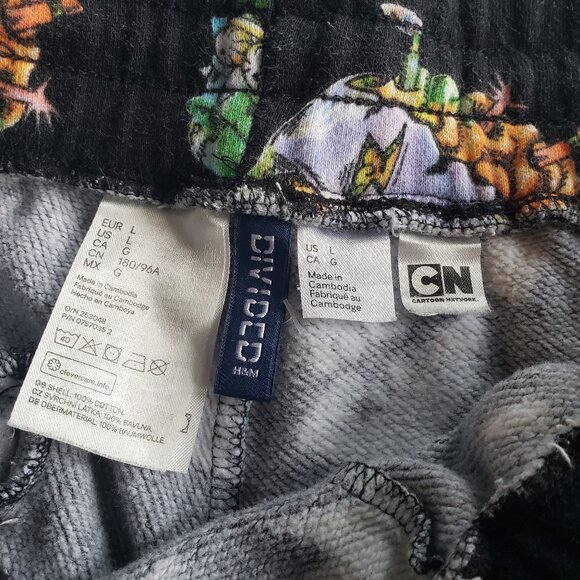 Divided Skull x Rick and Morty all over print sweat pants joggers - Picture 3 of 13